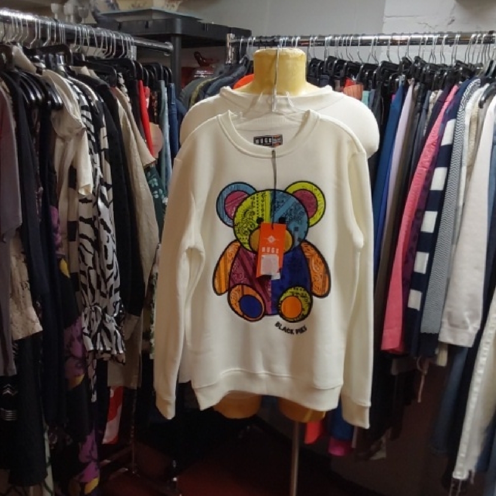 Childs Sweatshirt with Colorful Bear Design
